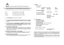 Beschlussprotokol 09.12.2024 Einwohnergemeindeversammlung 09.12.2024